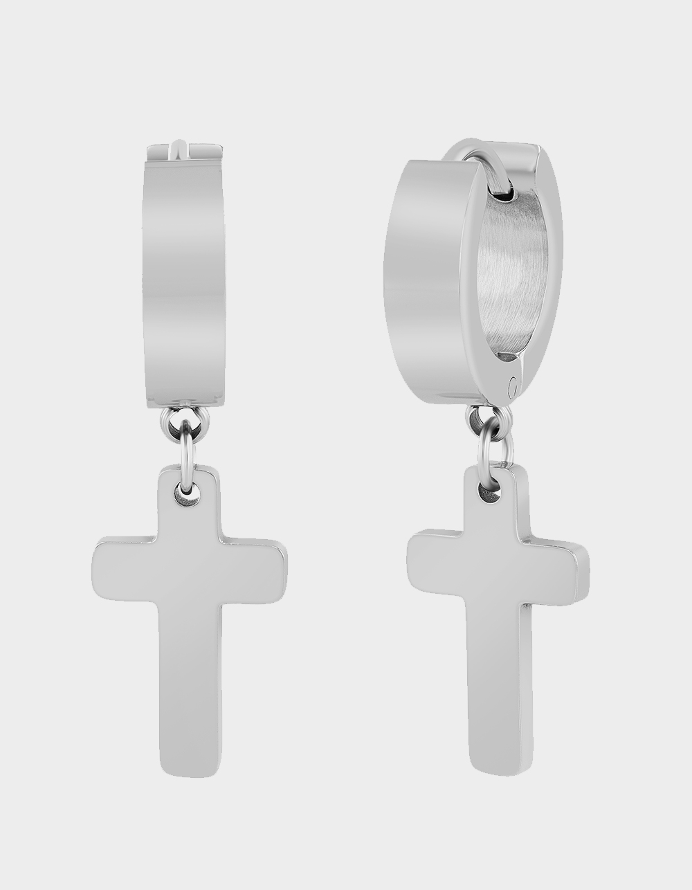 STEEL NATION Stainless Steel 3 Piece Earring Set - STAINLESS