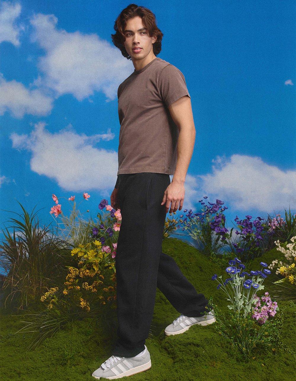 RSQ Mens Loose Sweatpants - WASHED BLACK