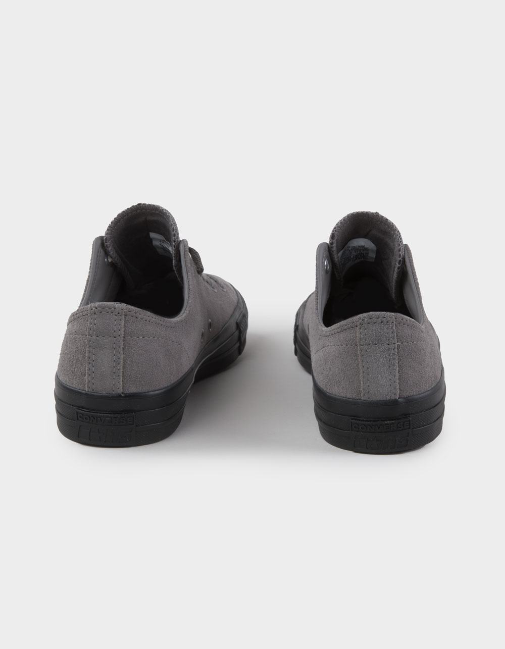 CONVERSE CONS Chuck Taylor All Star Pro Suede Shoes - GRAY/BLACK