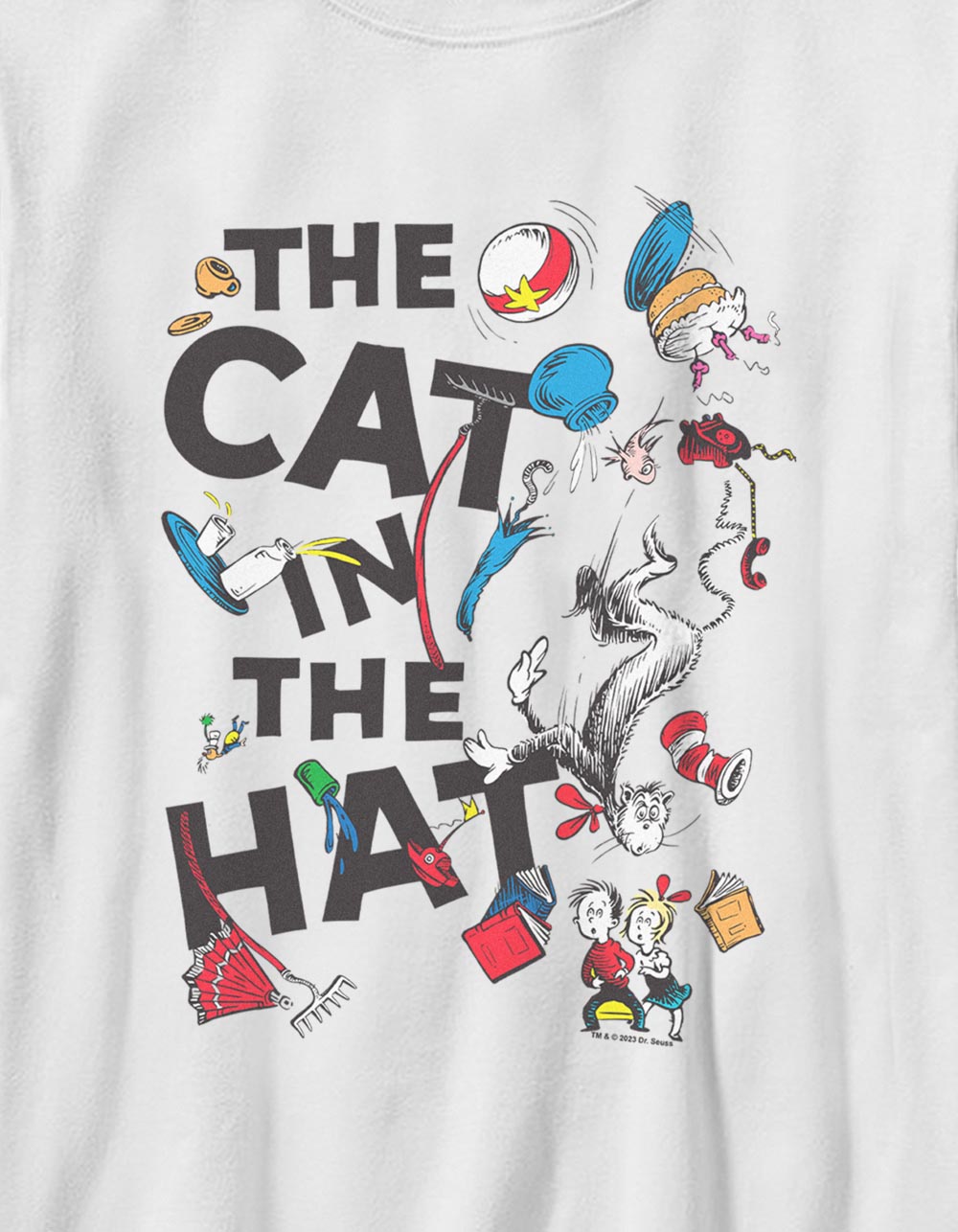 DR. SEUSS Suess Time Unisex Kids Tee - WHITE