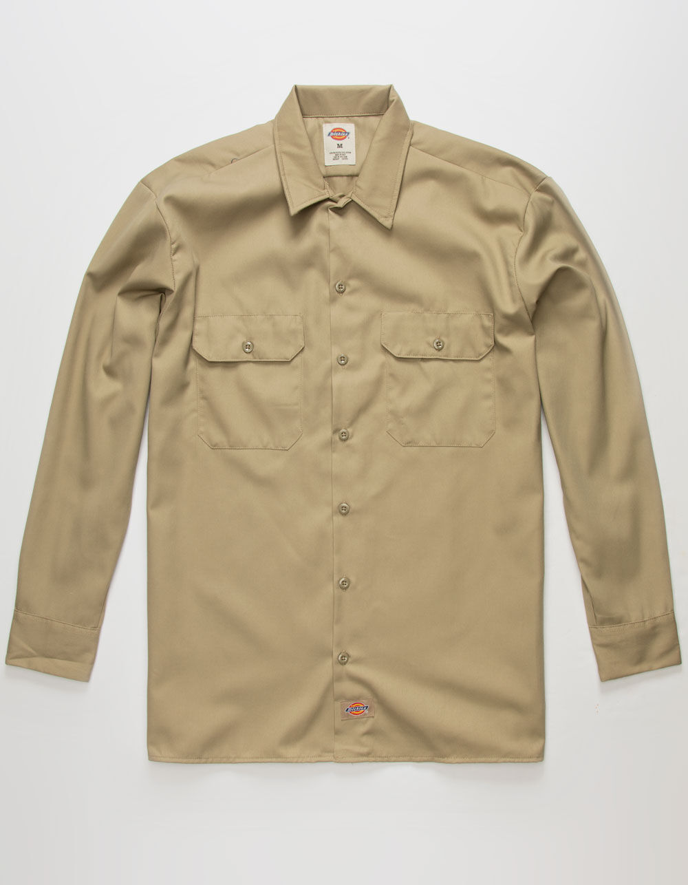 DICKIES Mens Twill Work Shirt - KHAKI - 574