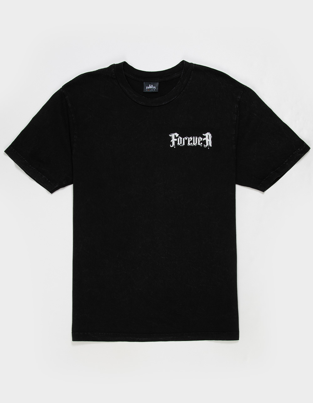 LA FAMILIA Forever Eagle Mens Tee - WASHED BLACK