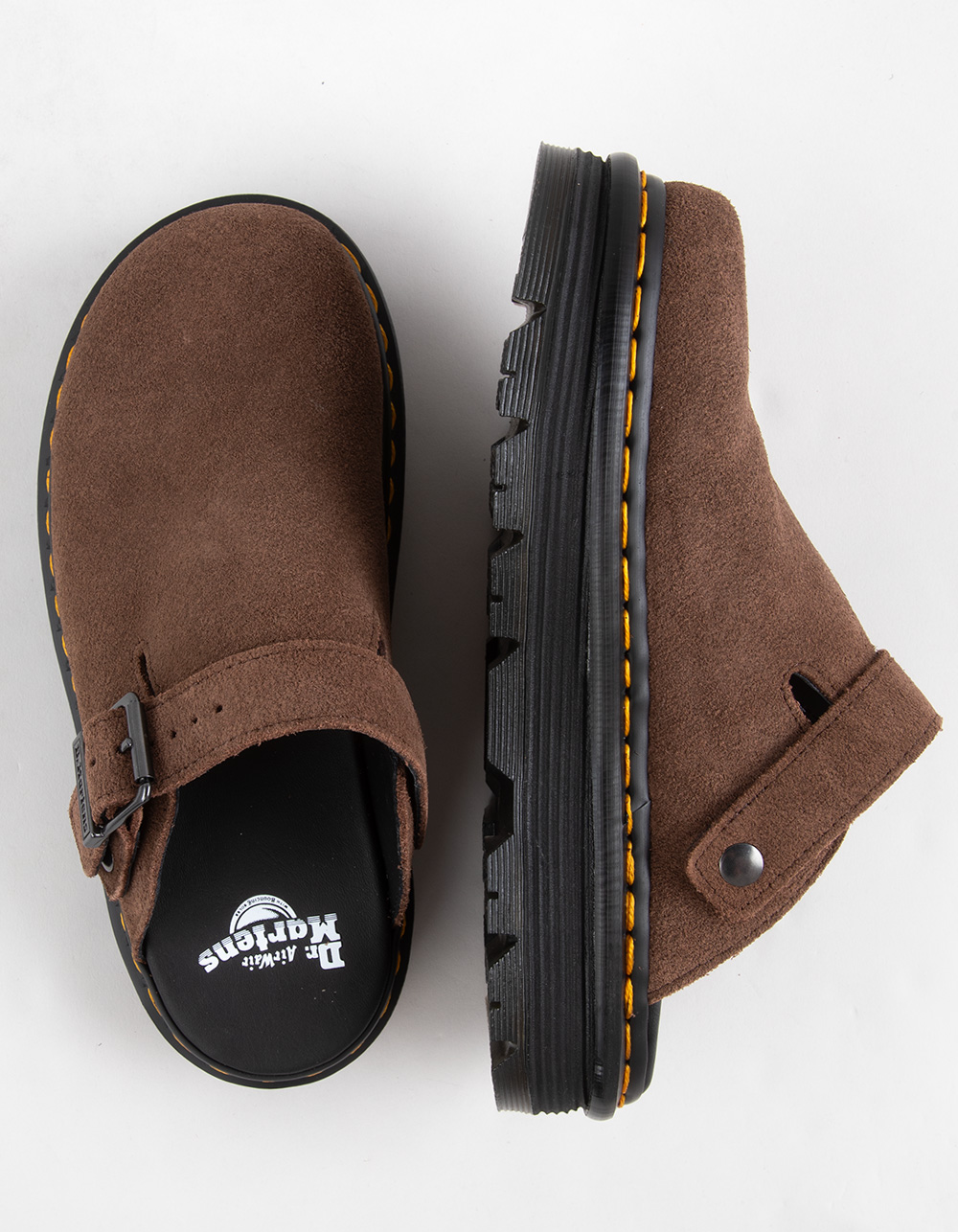 DR. MARTENS Zebzag Womens Mules - BROWN COMBO