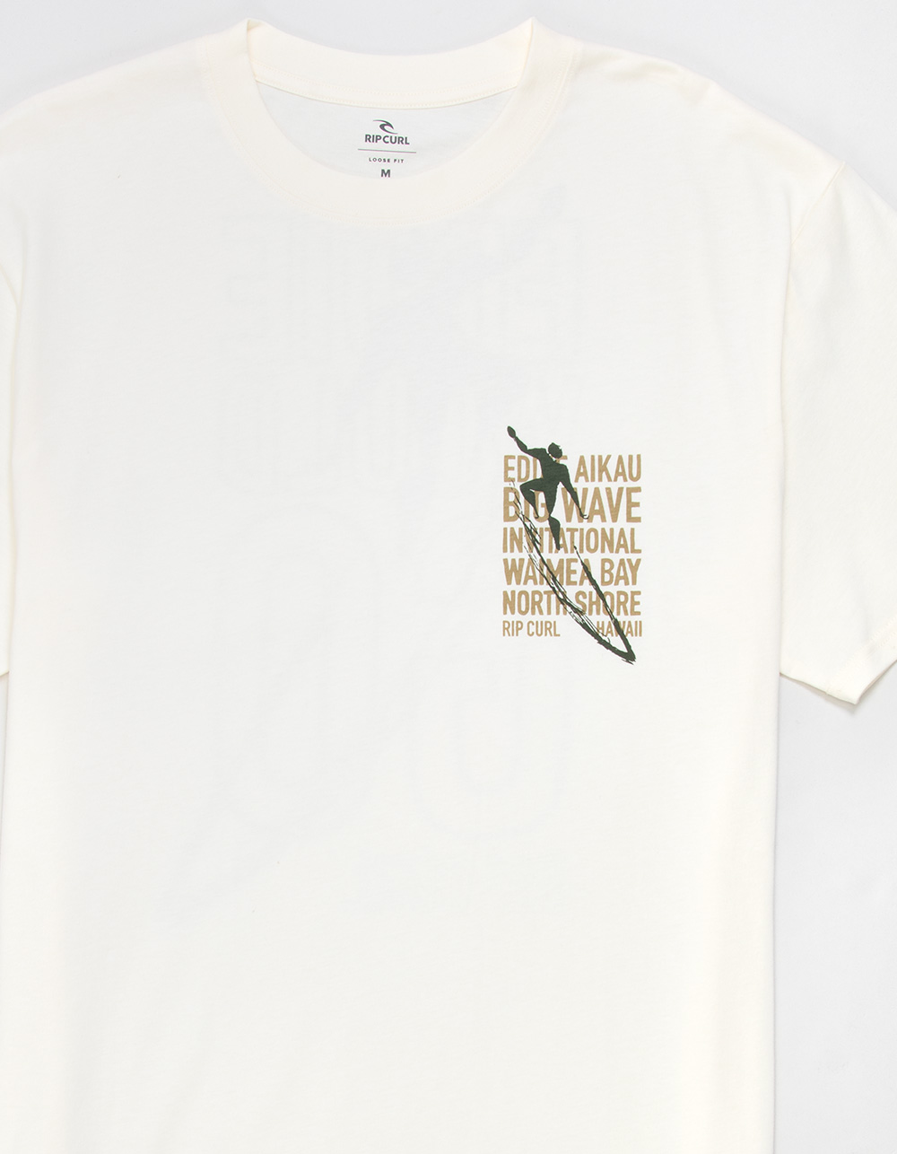 RIP CURL Eddie Would Go Petro Mens Tee - BONE