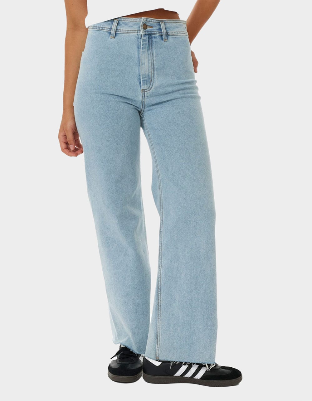 RIP CURL Holiday Denim Wide Leg Womens Jeans - LIGHT WASH
