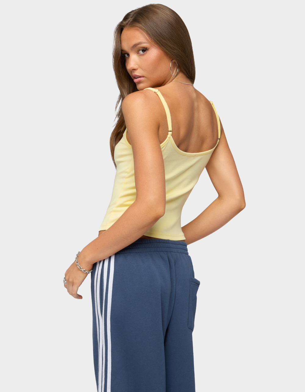 EDIKTED Hawaii Airlines Tank Top - YELLOW