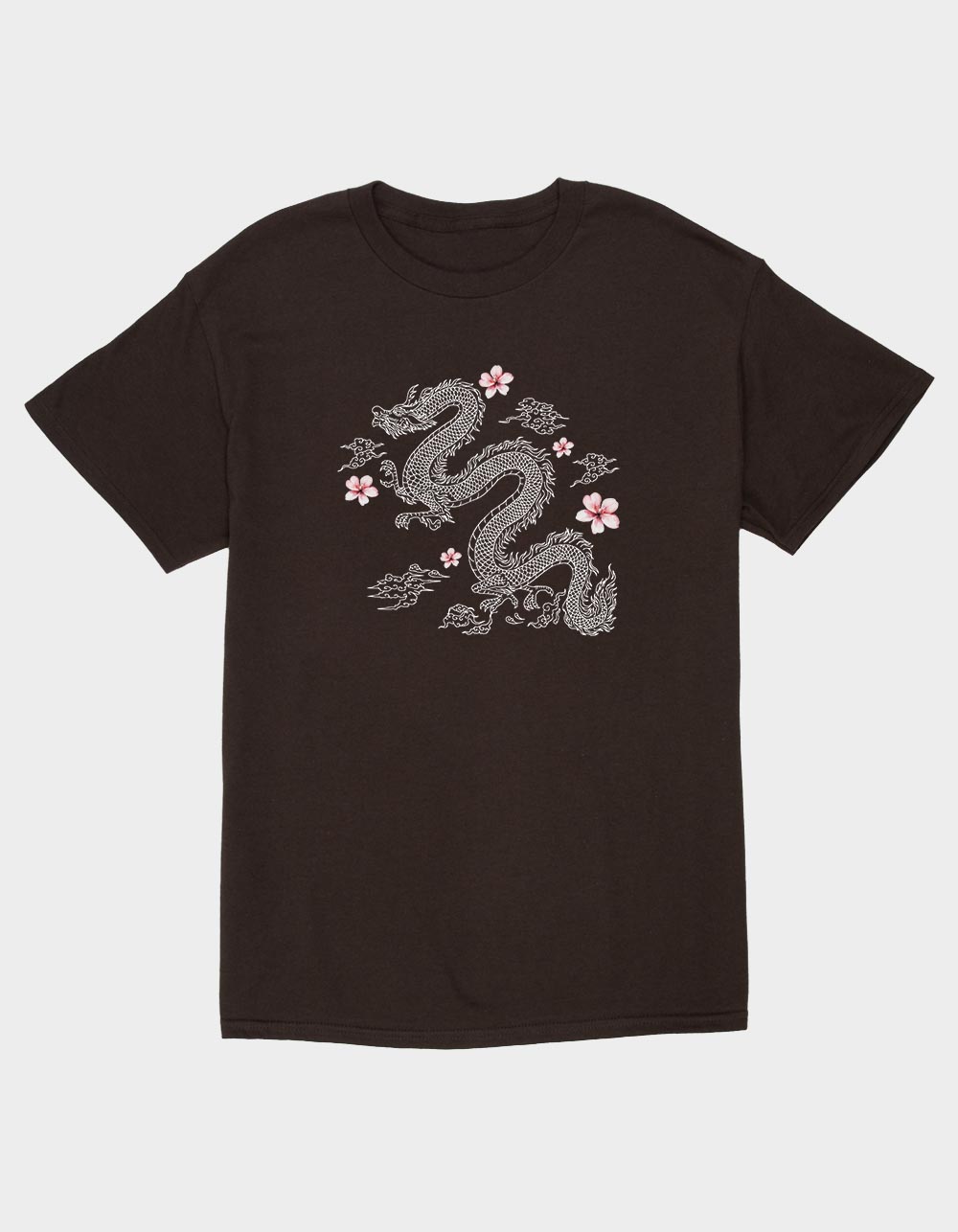 DRAGON Blooming Unisex Tee - CHOCOLATE