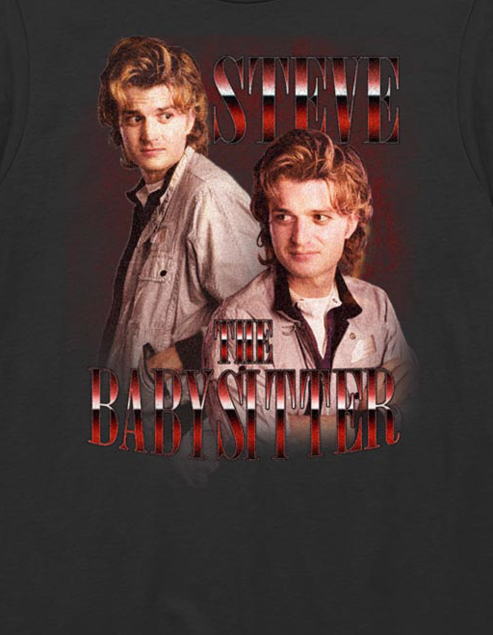 STRANGER THINGS The Babysitter Unisex Tee - BLACK