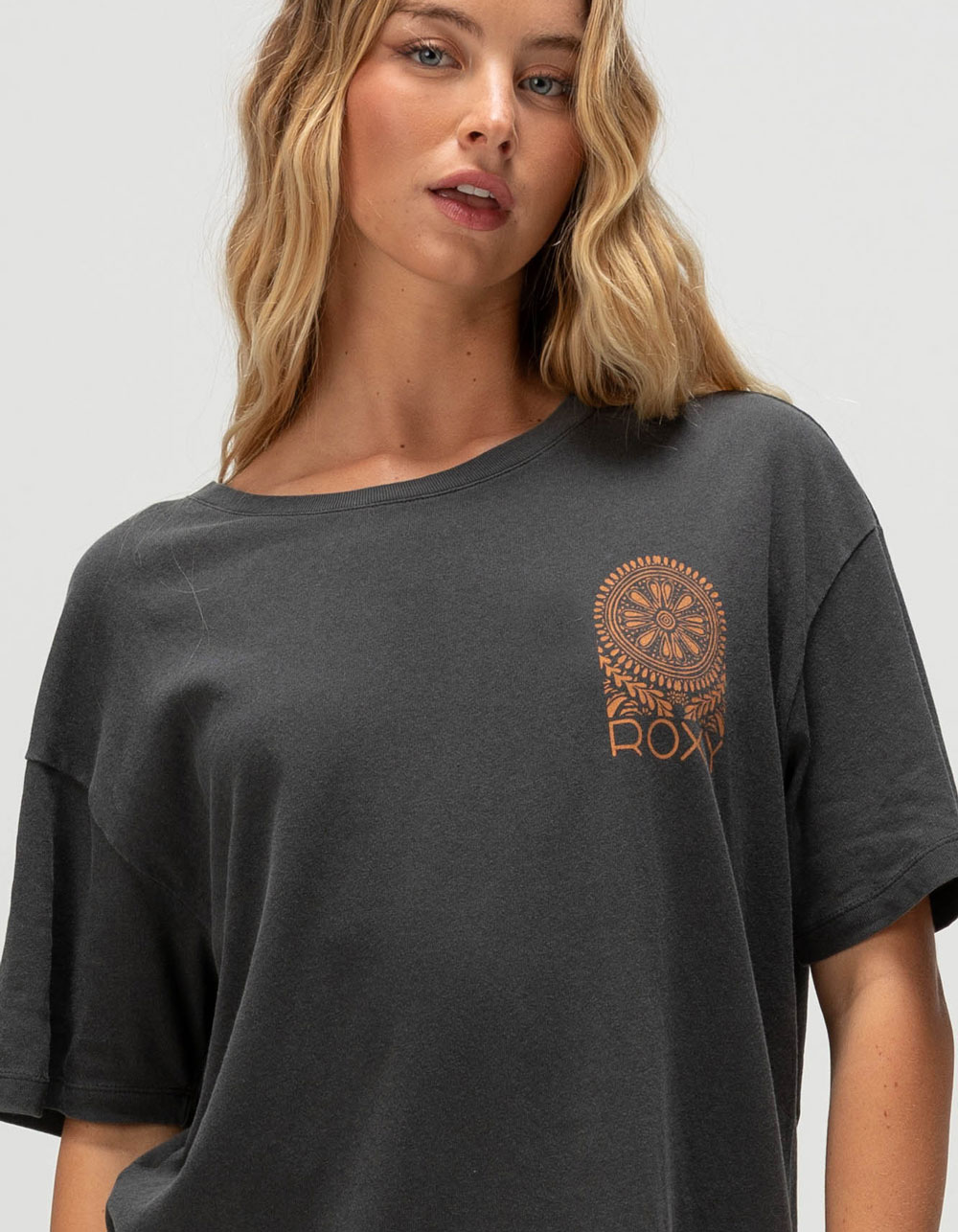 ROXY Live The Life Womens Boyfriend Tee - BLACK