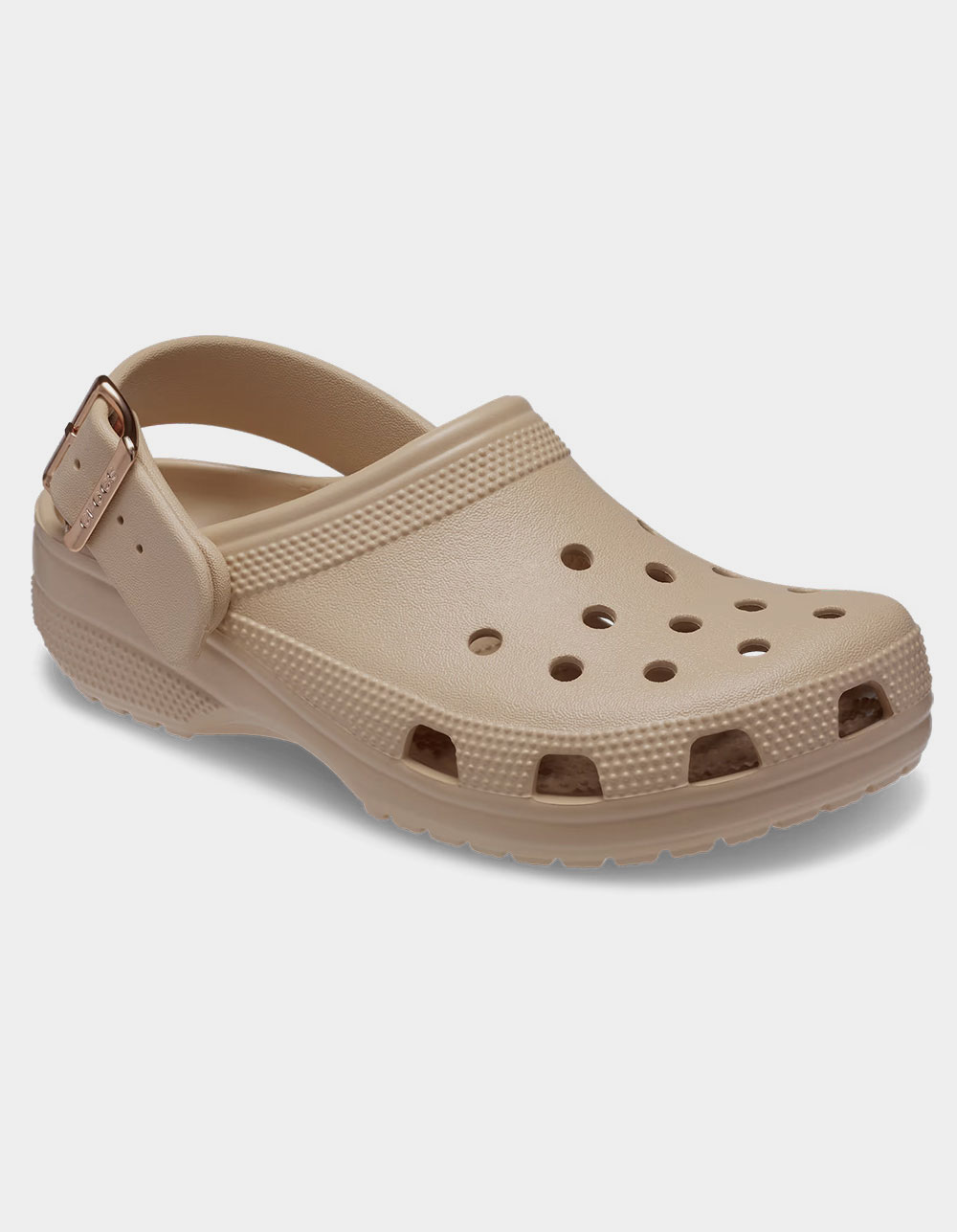 CROCS Classic Metallic Buckle Clogs - BLUSH