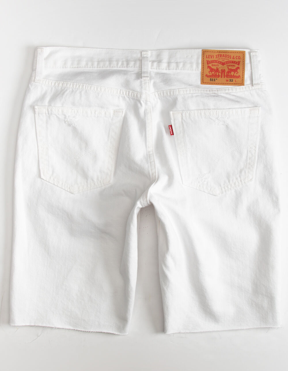 LEVI'S 511 Slim Cutoff Mens Denim Shorts - WHITE DENIM | Tillys