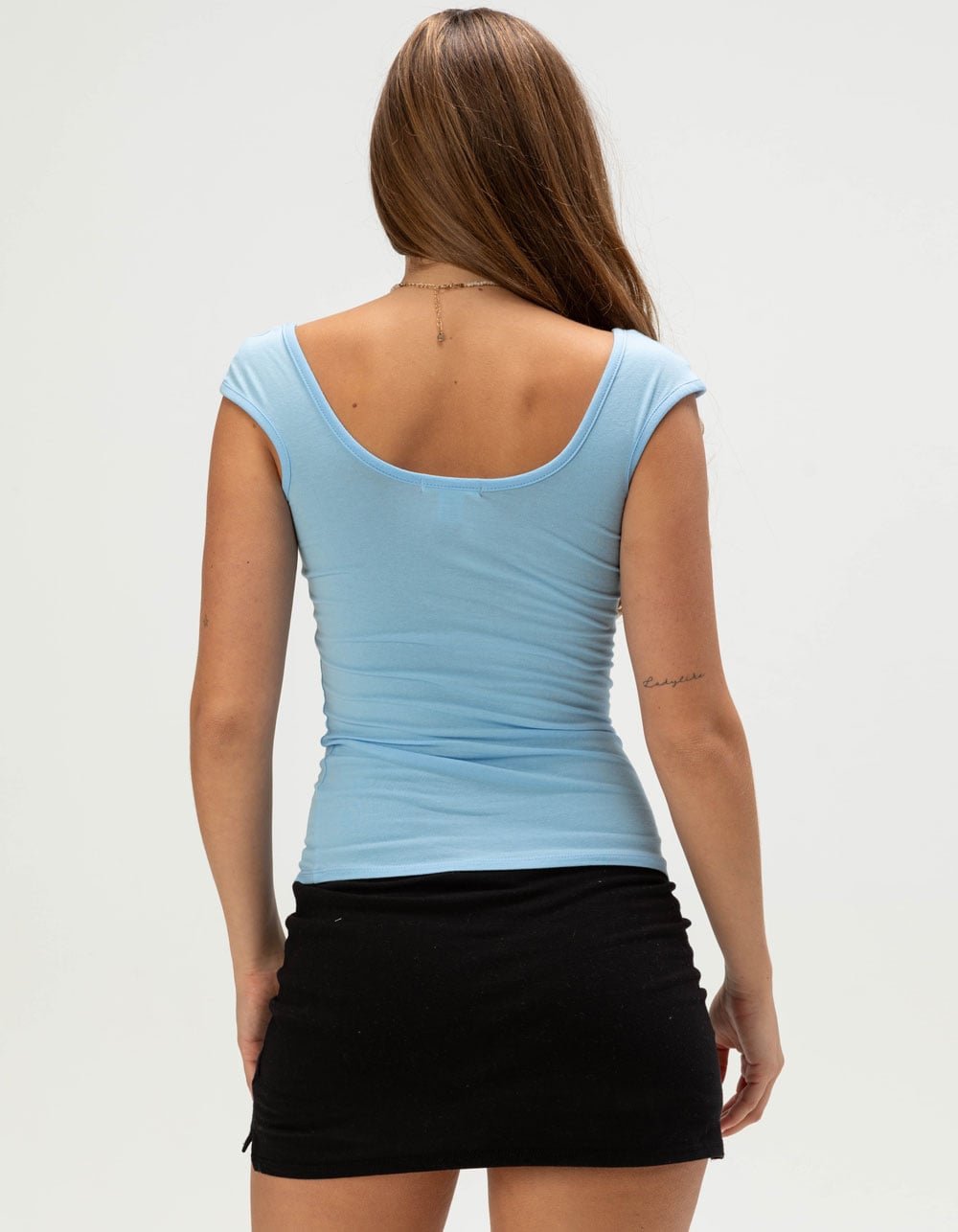 BOZZOLO Womens Scoop Neck Sleeveless Top
