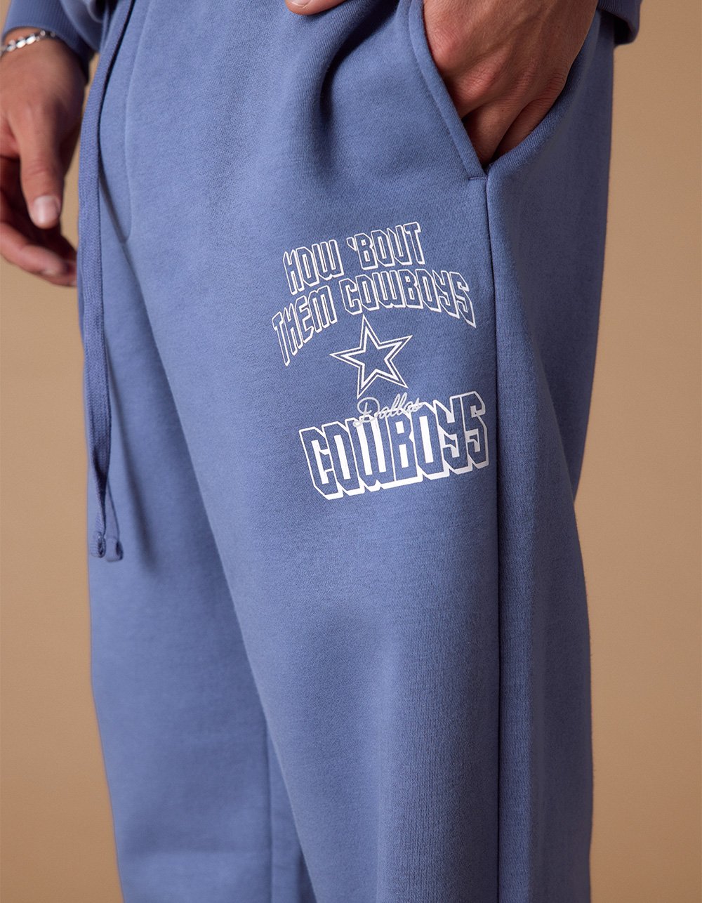 THE WILD COLLECTIVE Dallas Cowboys Mens Sweatpants - BLUE