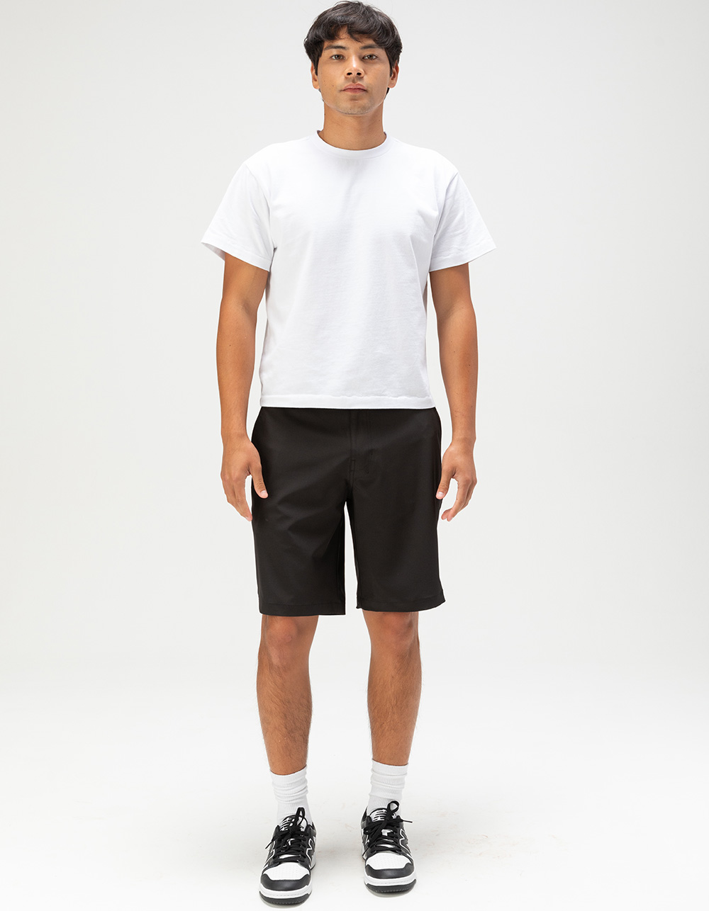 RSQ Mens Hybrid Shorts - BLACK