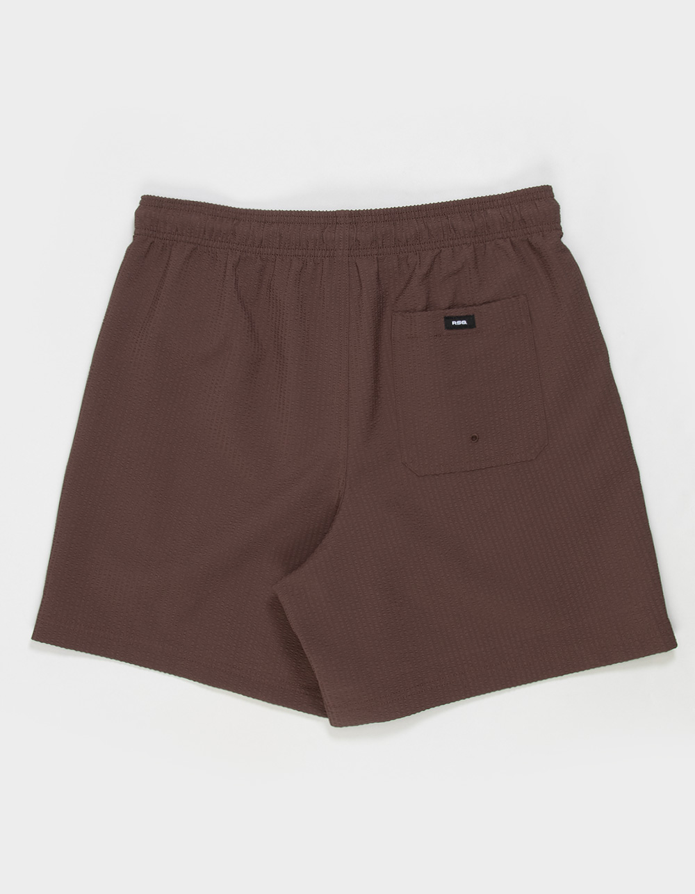 RSQ Mens Seersucker 6.5" Swim Trunks