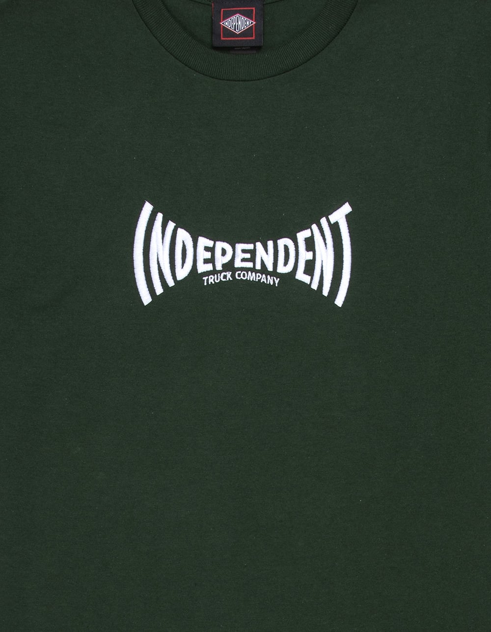 INDEPENDENT Embroidered Span Mens Tee - FOREST