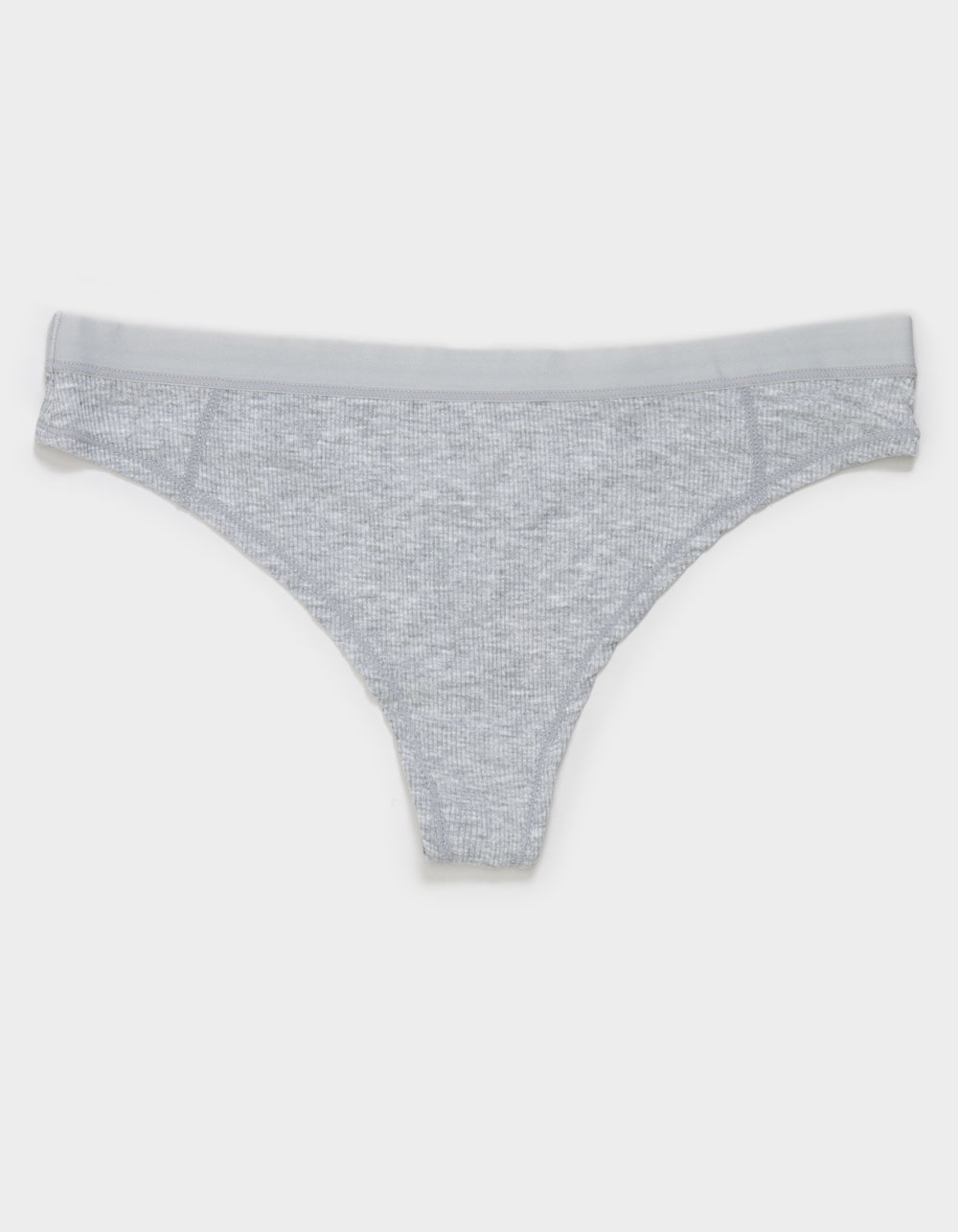 FULL TILT Stitch Thong - HEATHER GRAY