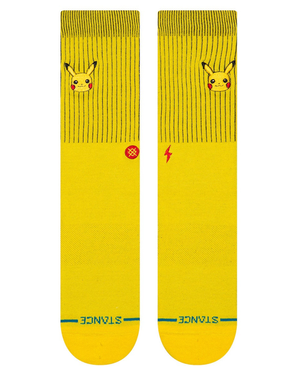 STANCE x Pokémon Pikachu Kids Crew Socks - MULTI