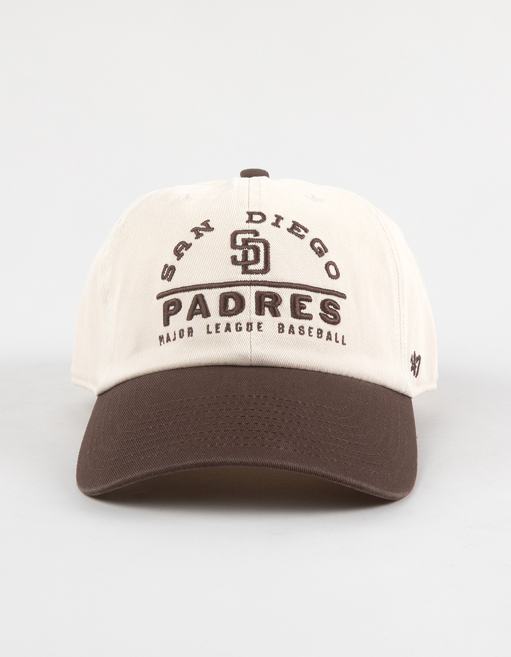 47 BRAND San Diego Padres Windham '47 Clean Up Strapback Hat - NATURAL
