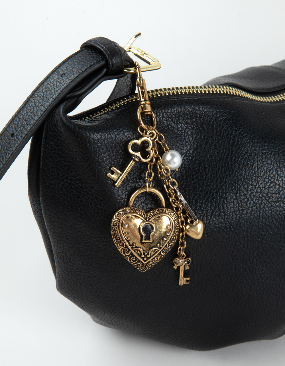 FULL TILT Locket Keys Bag Charm - GOLD