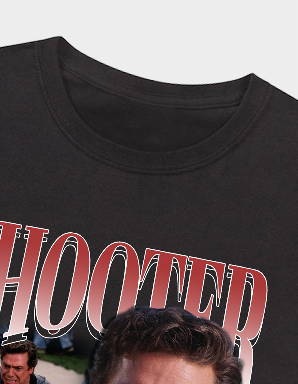 HAPPY GILMORE Shooter Tribute Mens Tee - BLACK