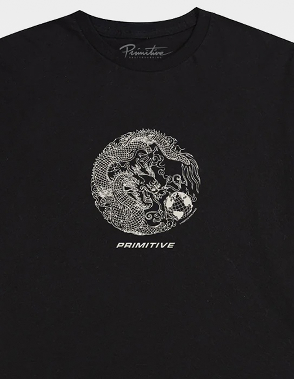 PRIMITIVE Drago Mens Heavyweight Boxy Tee - BLACK