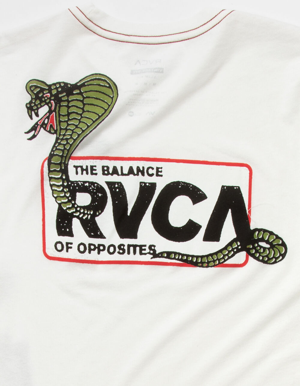 RVCA Snake Eyes Mens Tee - WHITE | Tillys