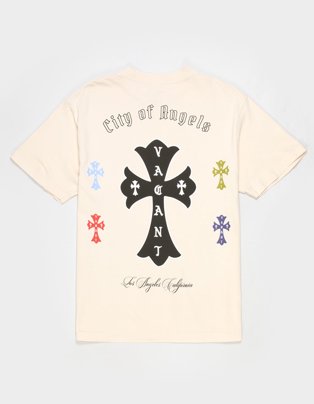 PRETTY VACANT City Of Angels Mens Tee - CREAM