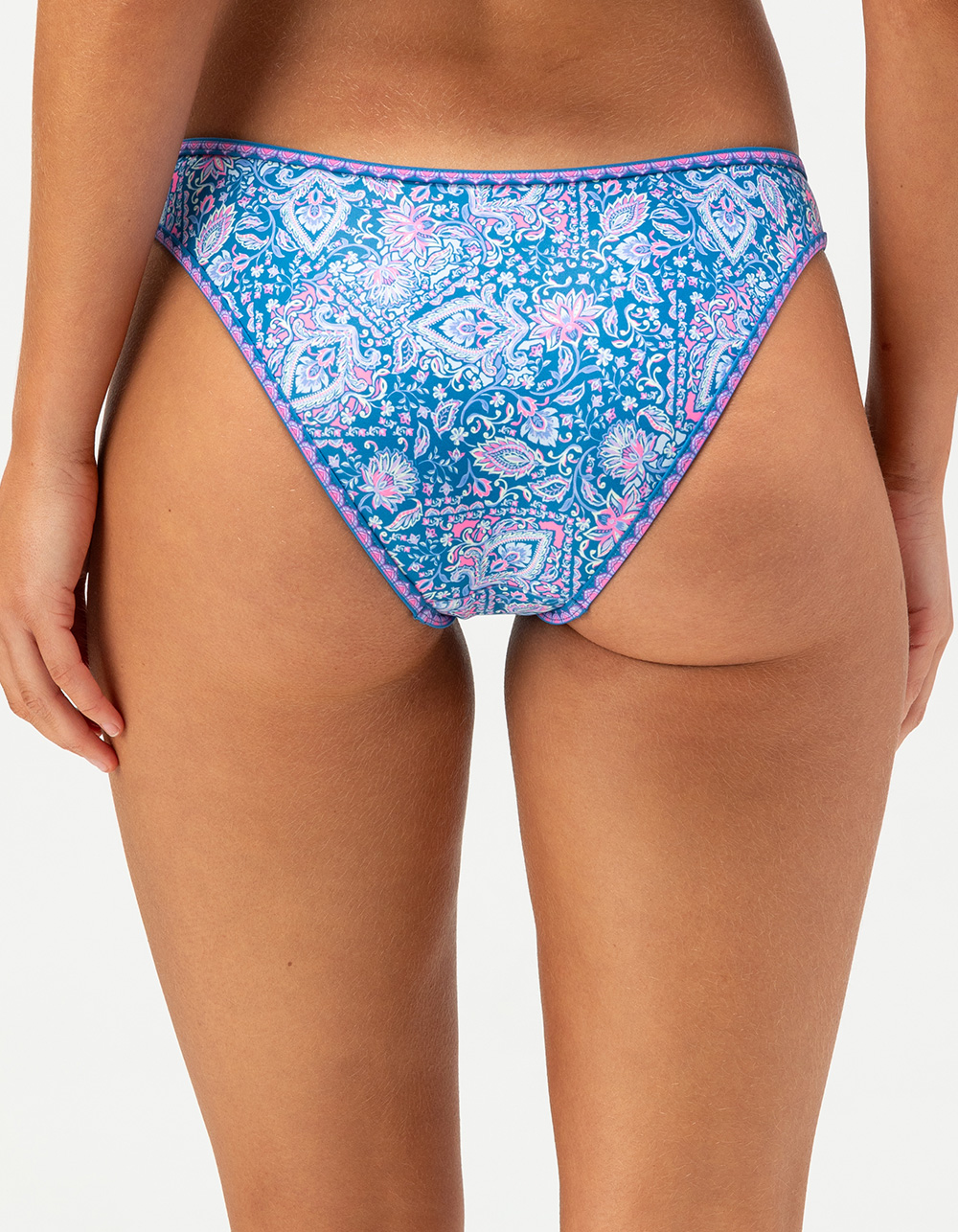KULANI KINIS Lilac Moon Modest Bikini Bottoms - BLUE COMBO