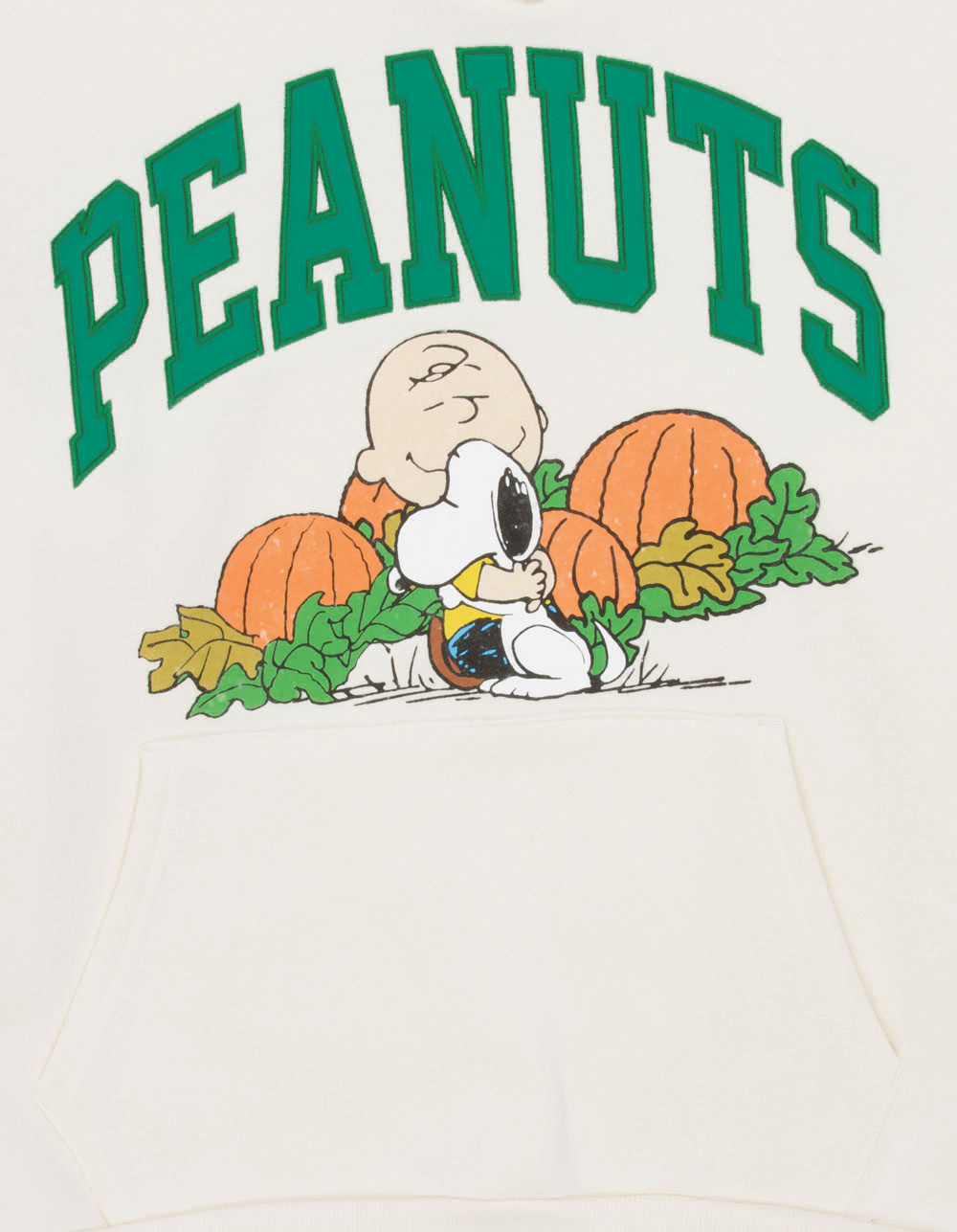 RSQ x Peanuts Pumpkins Mens Oversized Hoodie - OFF WHITE