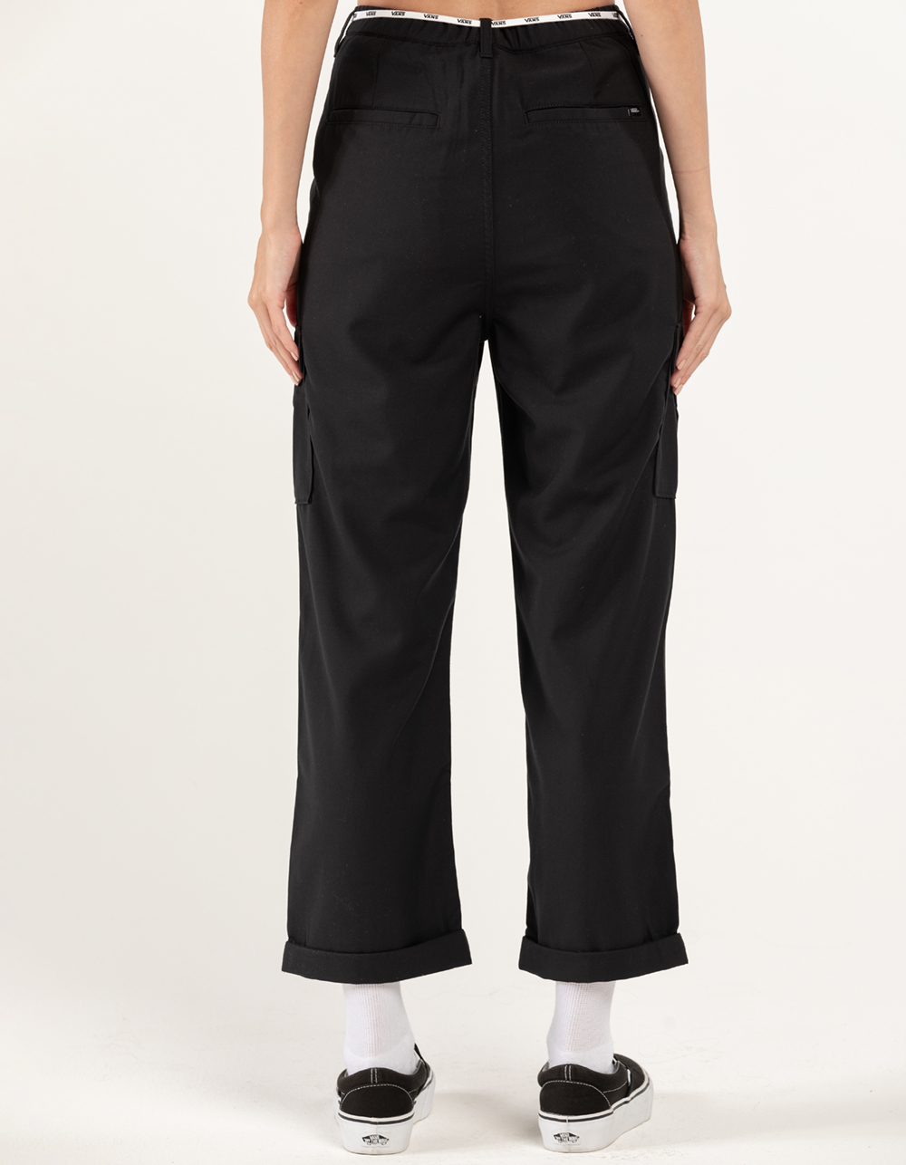 VANS Womens Shoe Lace Cargo Pants BLACK Tillys