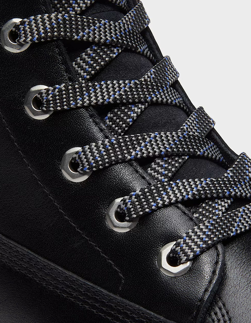 TIMBERLAND Stone Street Womens Fold Over Platform Boots - BLACK