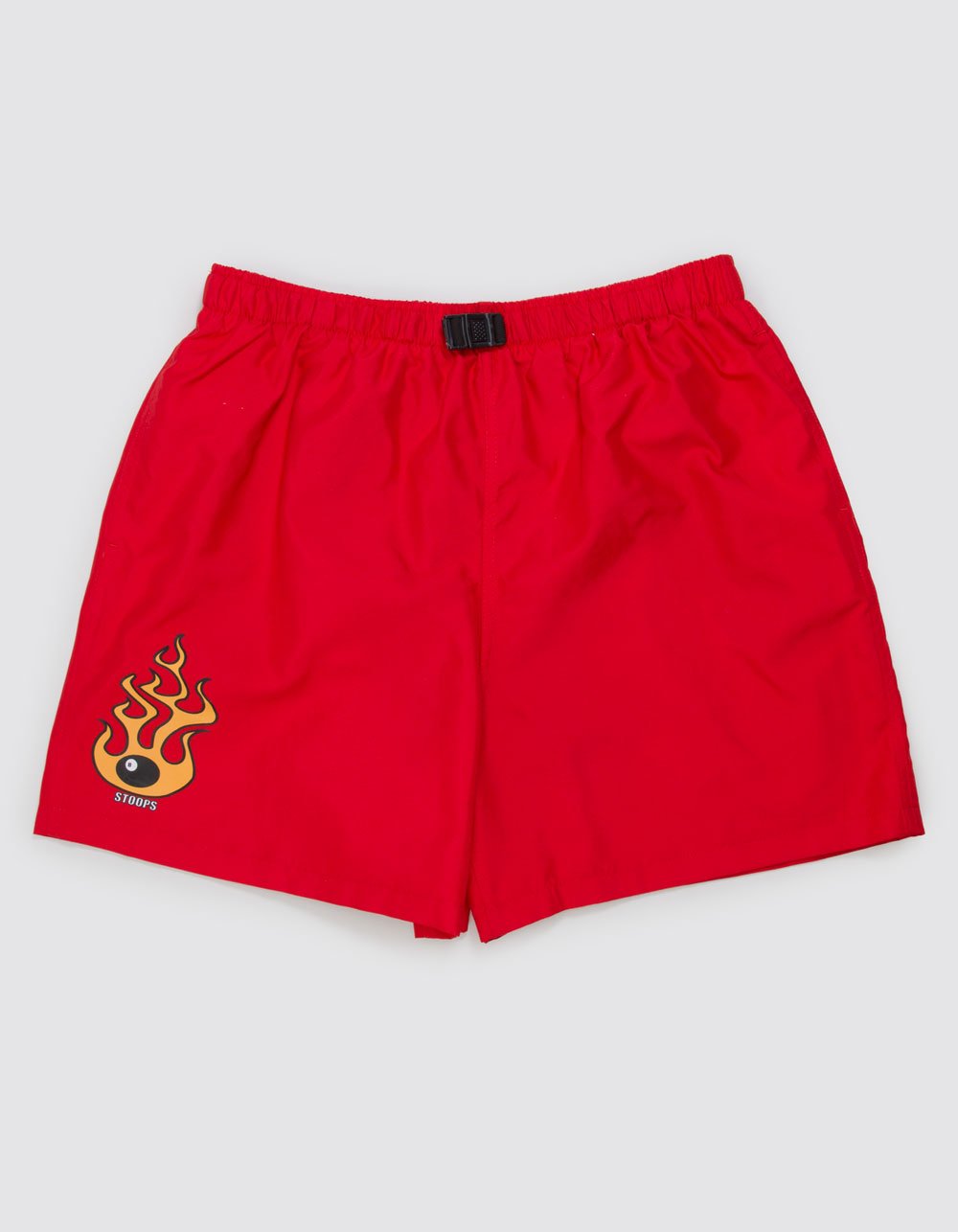 STOOPS CO. Sparky Mens Swimming Trunks - RED