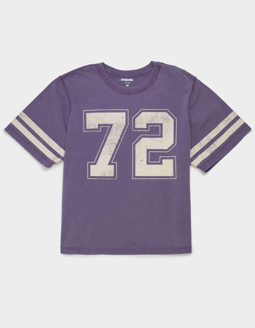 RSQ Mens Boxy Jersey Tee - PURPLE