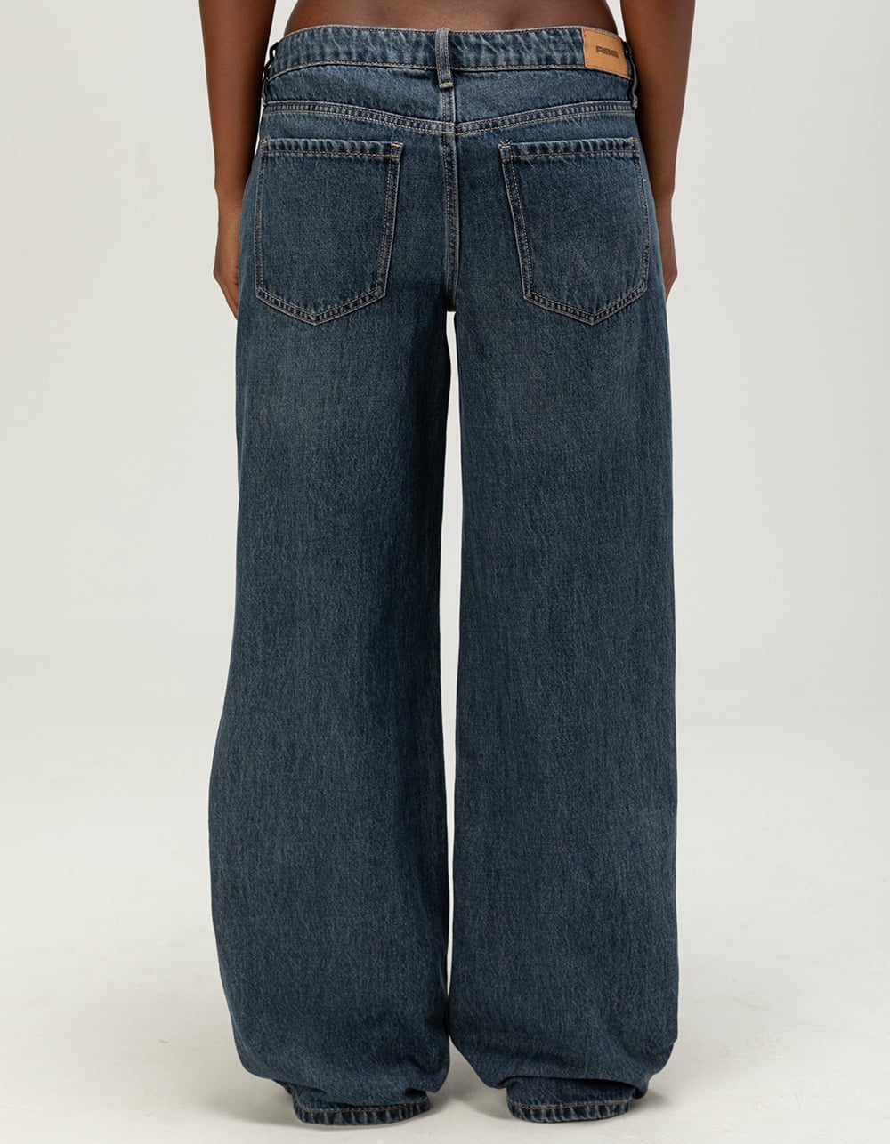 RSQ Womens Low Rise Original Baggy Jeans - Dark Wash