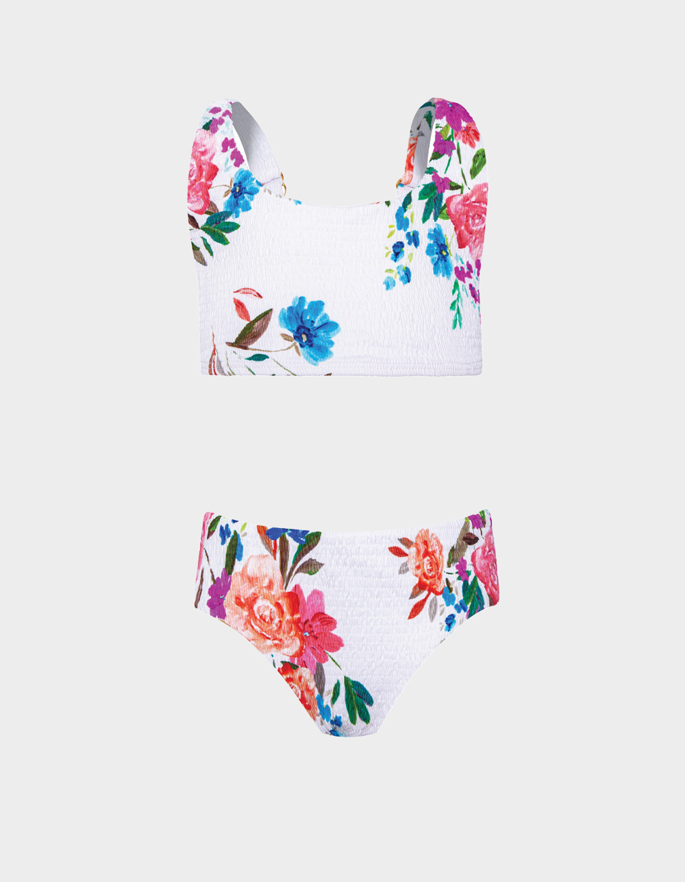 PQ SWIM Finley Girls Bikini Set - WHITE COMBO