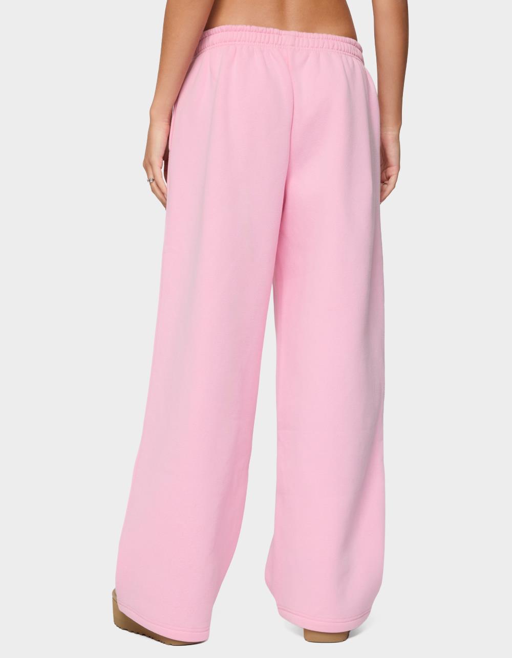 Edikted Totally Sweatpants - PINK