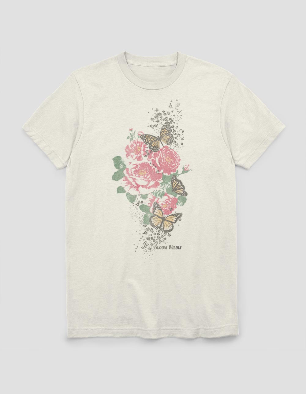 BUTTERFLY Bloom Wildly Unisex Tee - NATURAL | Tillys