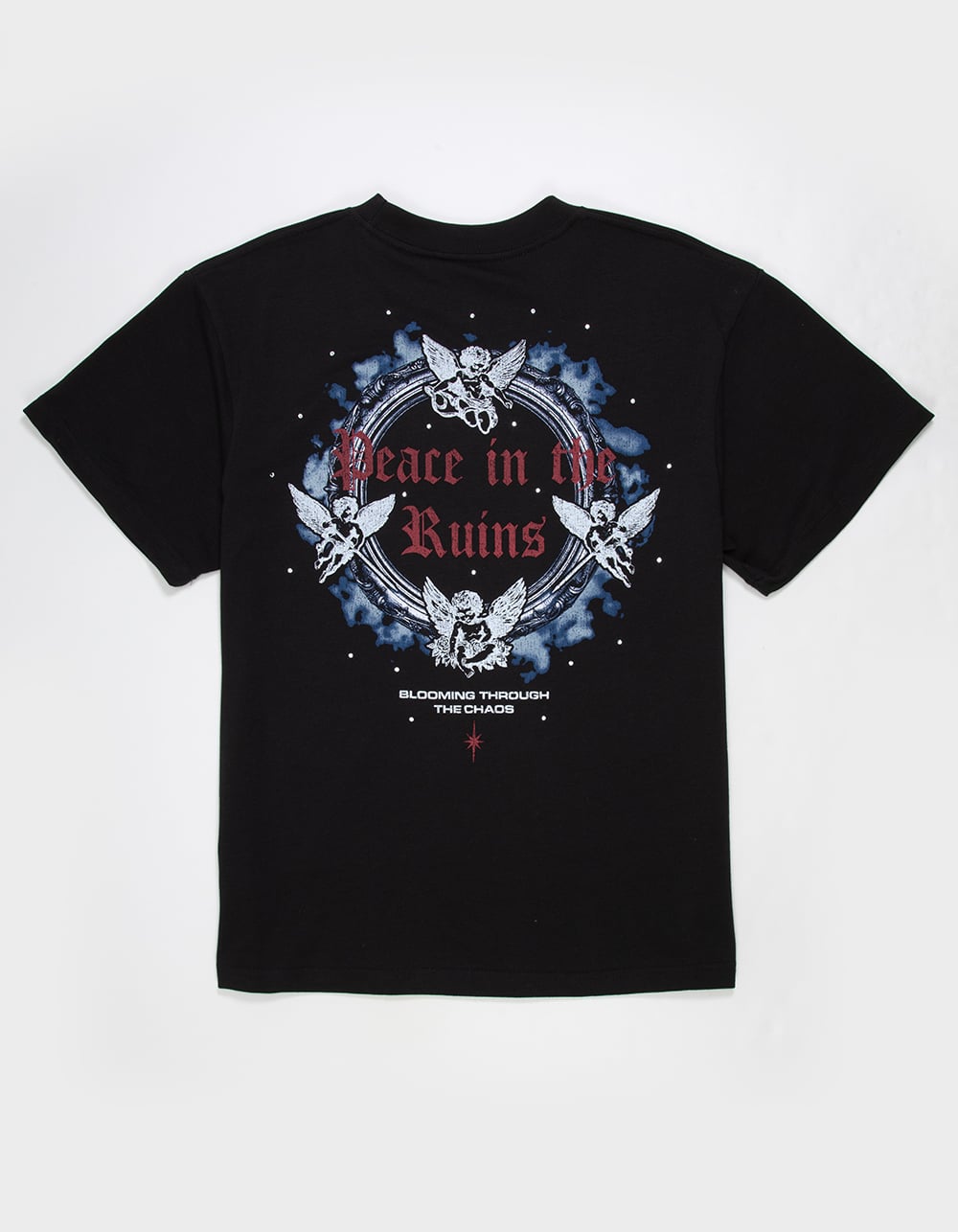 ALPHA COLLECTIVE Peace Mens Boxy Tee - BLACK