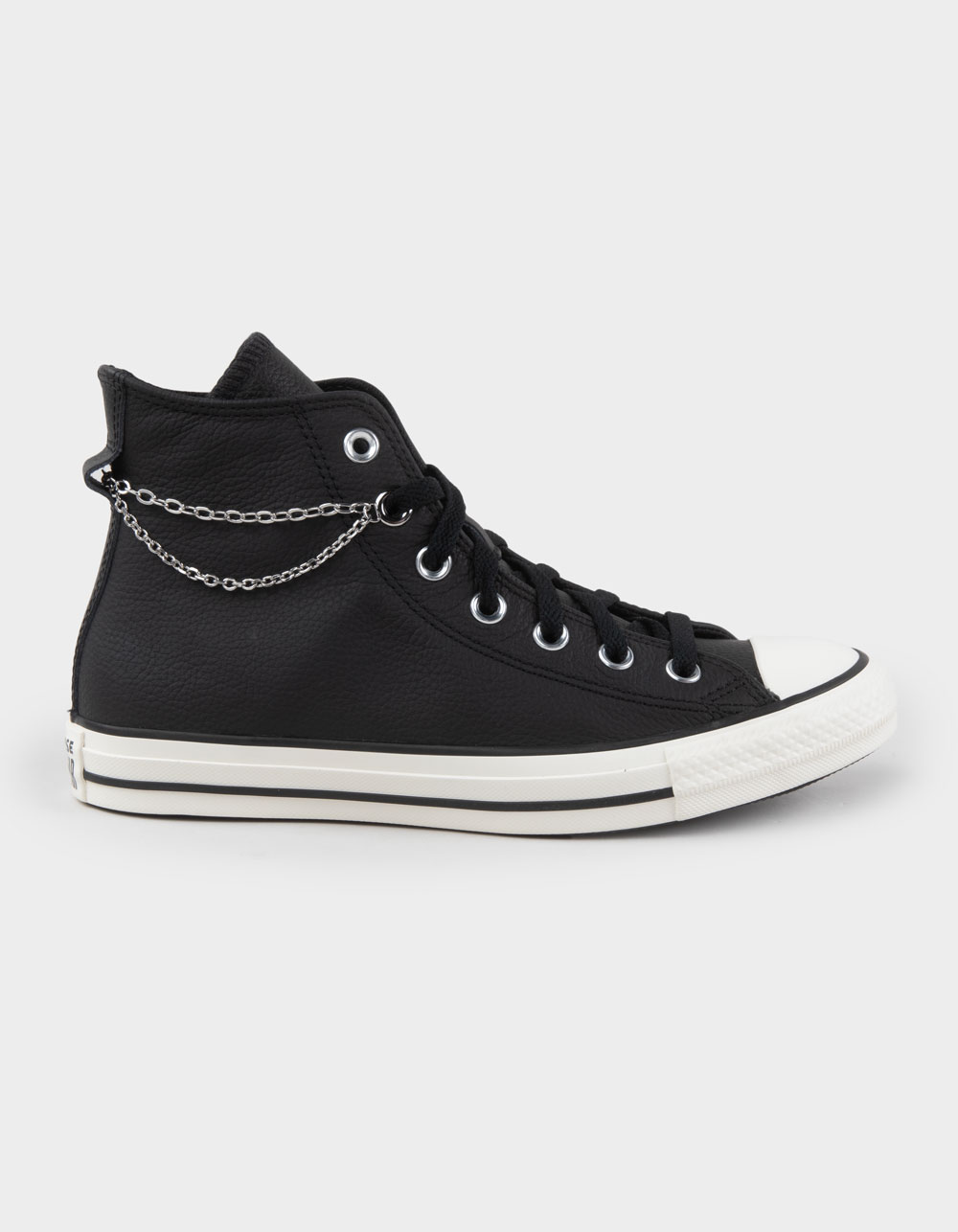 CONVERSE Chuck Taylor All Star Chains Womens High Top Shoes - BLACK