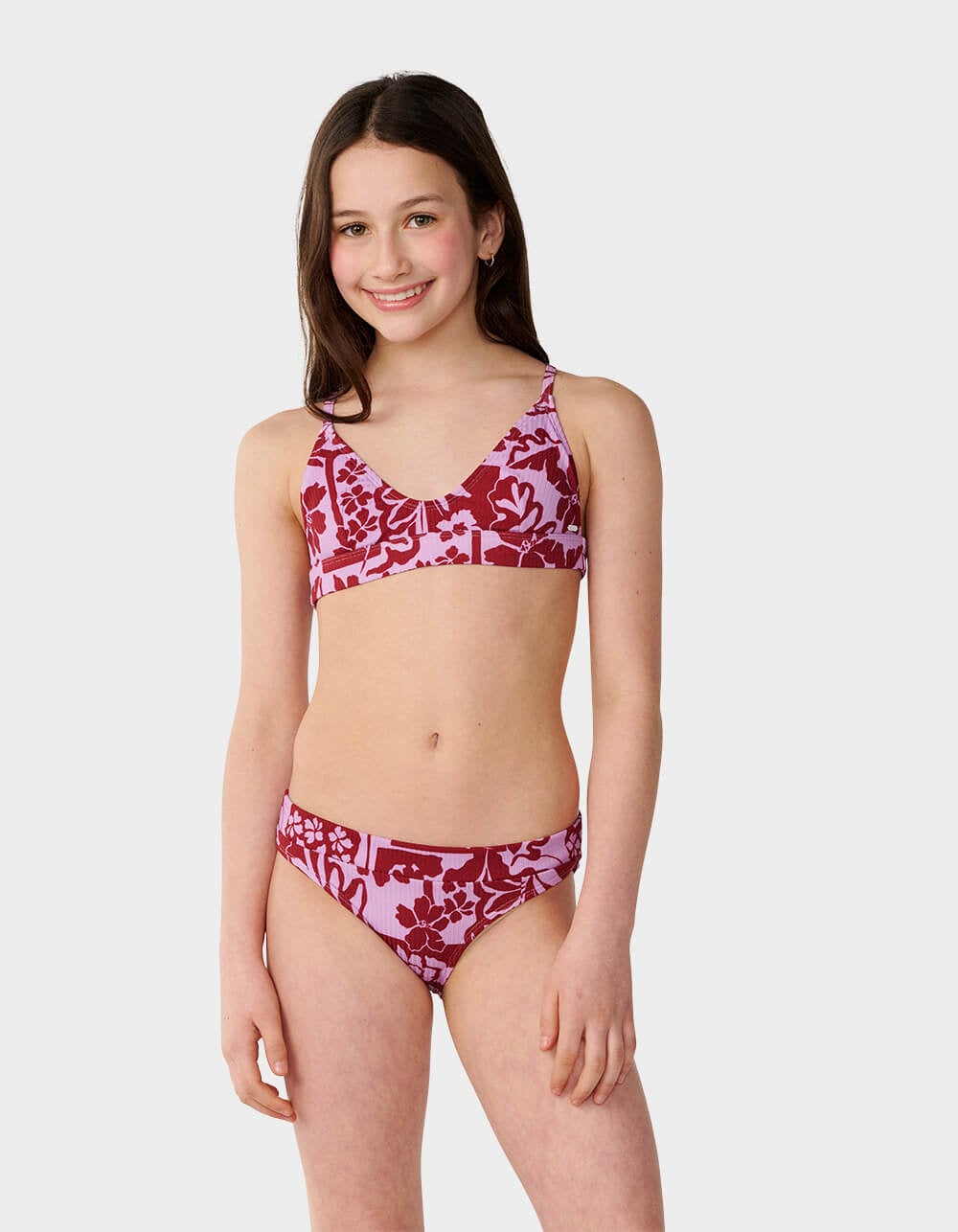 RIP CURL Pacific Coast Girls Bikini Set - LILAC