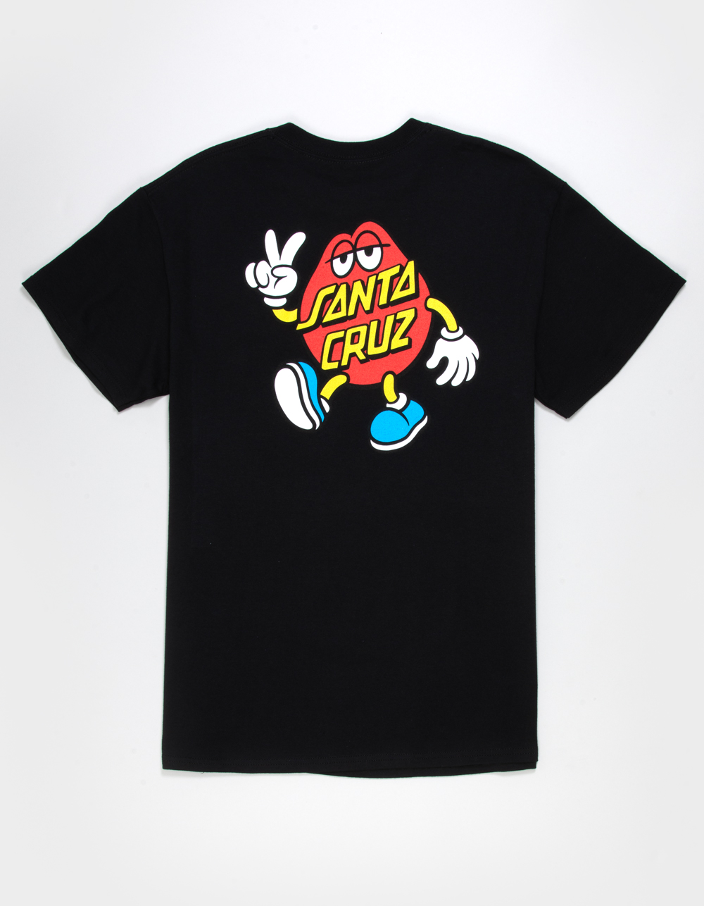SANTA CRUZ Dot Guy Mens Tee - BLACK