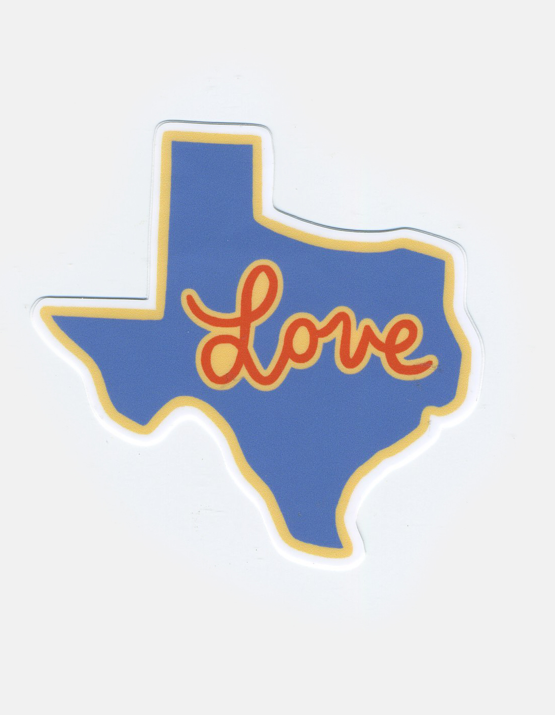 THE FOUND Texas Love Sticker MULTI Tillys