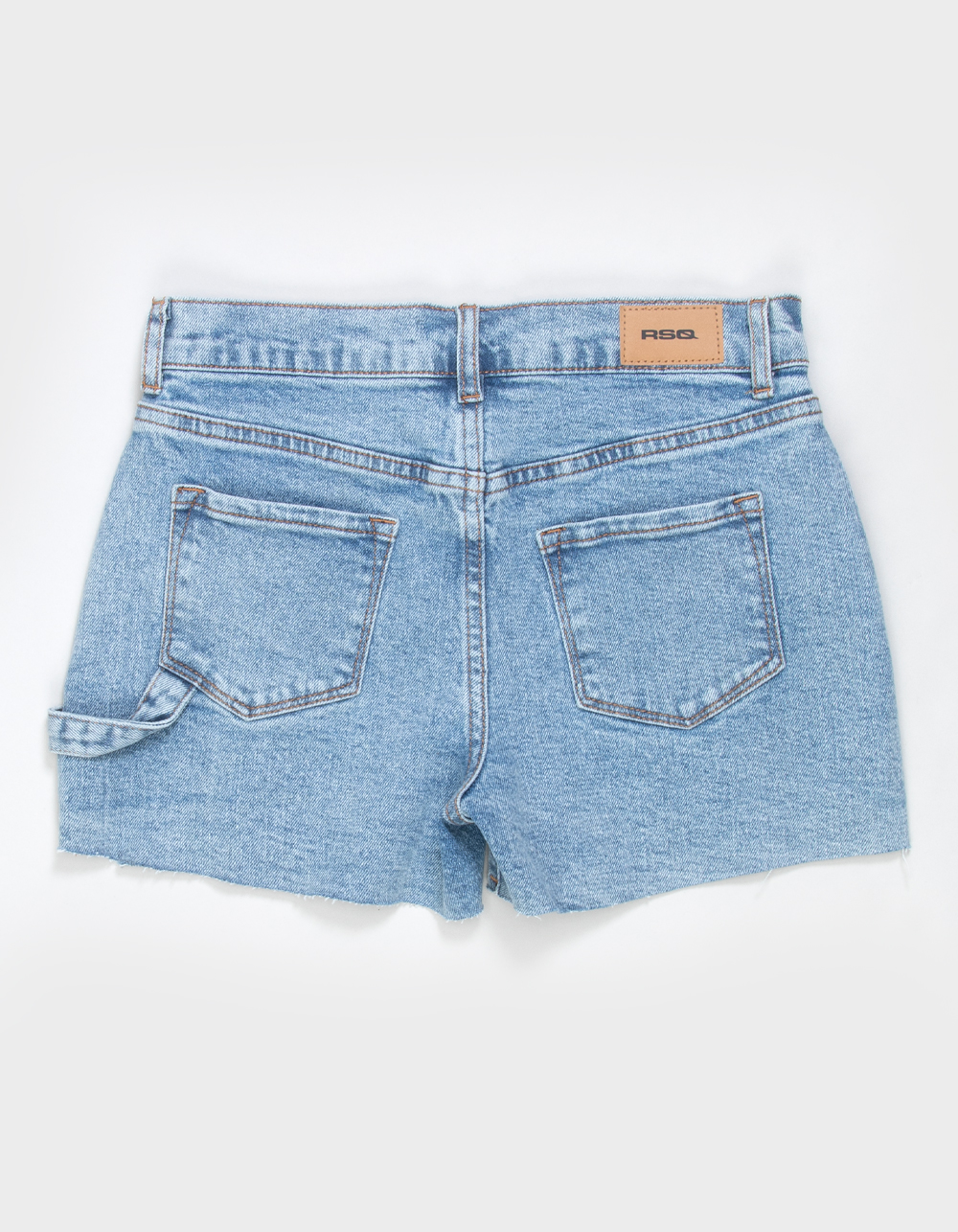 RSQ Girls Carpenter Shorts - MEDIUM WASH