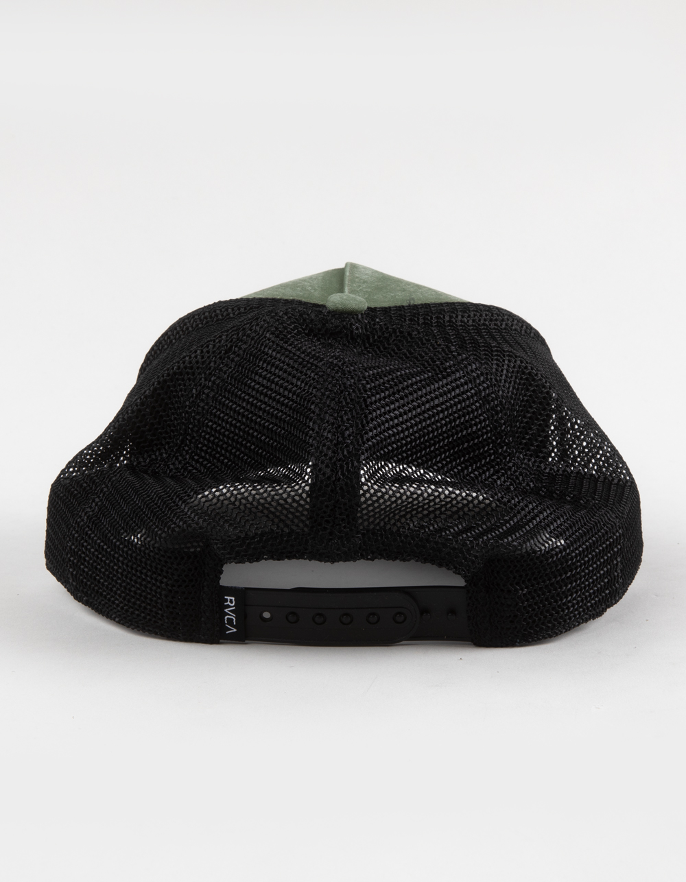RVCA Dayshift Waxed Trucker Hat - OLIVE