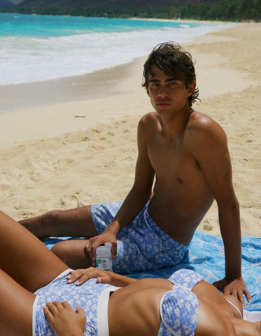 DIPPIN' DAISY'S Ken Mens Swim Shorts - LT PURPLE