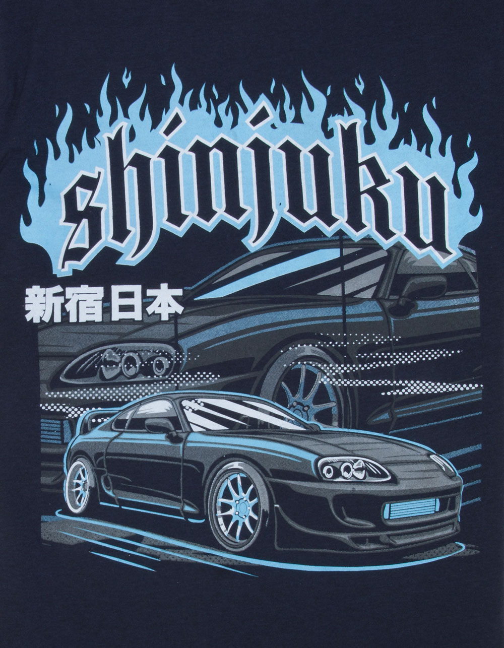 PLEASANT GETAWAY Shinjuku Boys Tee - NAVY