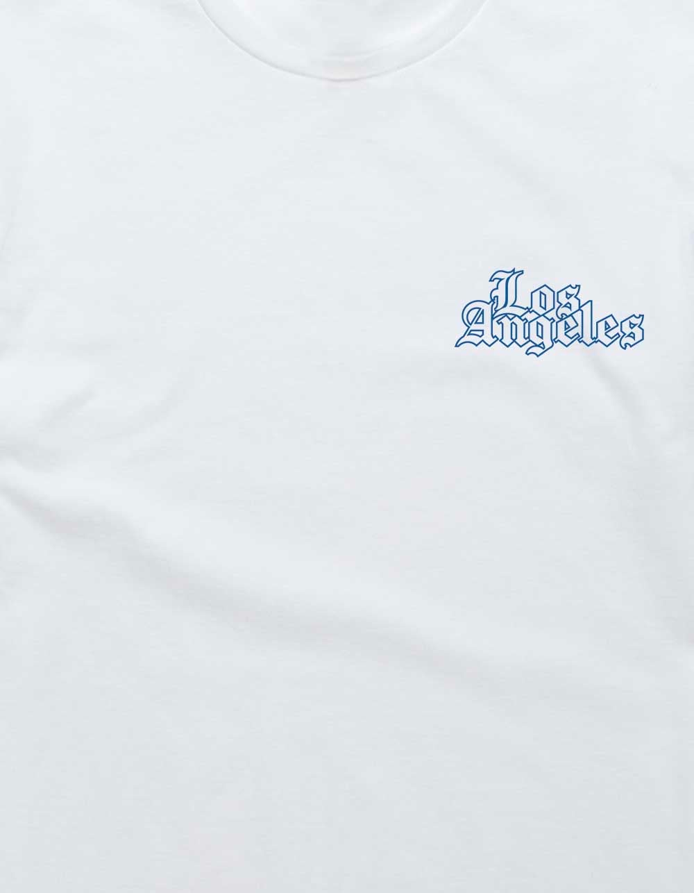 LOS ANGELES California Stack Unisex Tee - WHITE