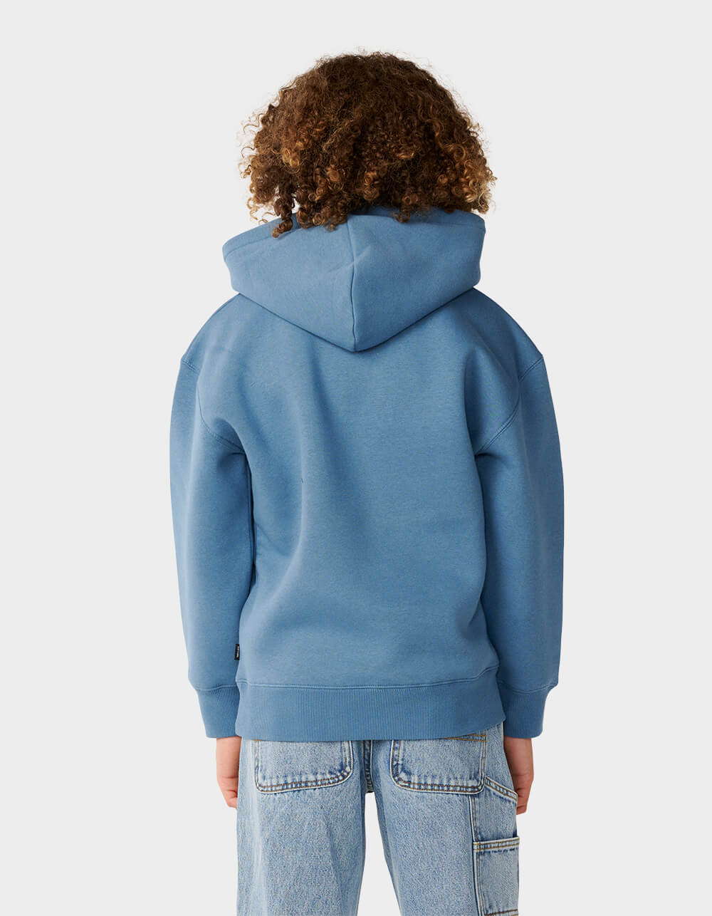 Rip CURL Script Icon Boys Hoodie - DARK BLUE