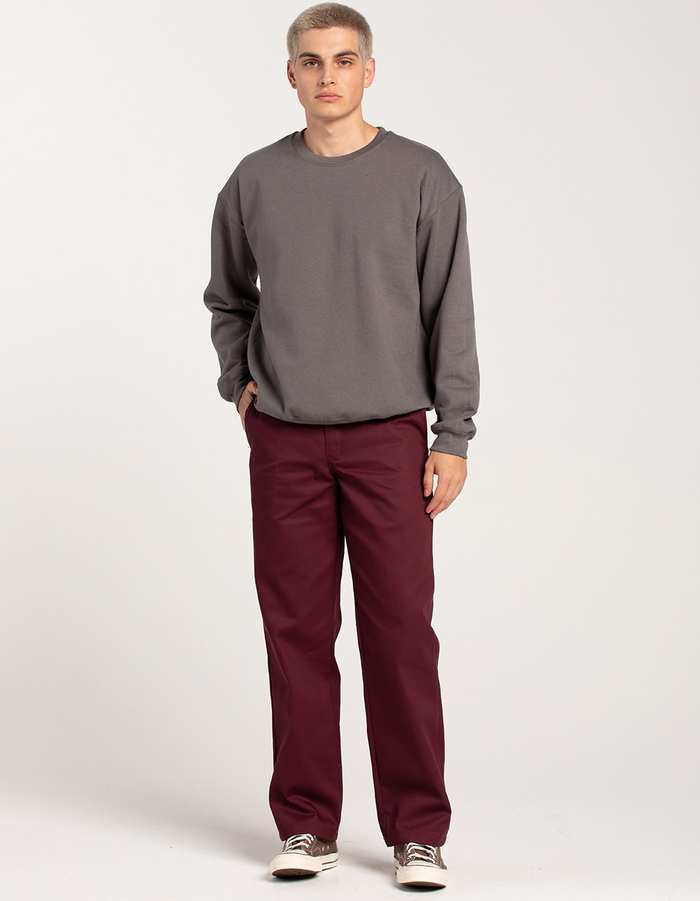 dickies 874 USA製　レッド　バーガンディ　ワインレッド　YKK DICKIES 874 Original Mens Pants - MAROON | Tillys